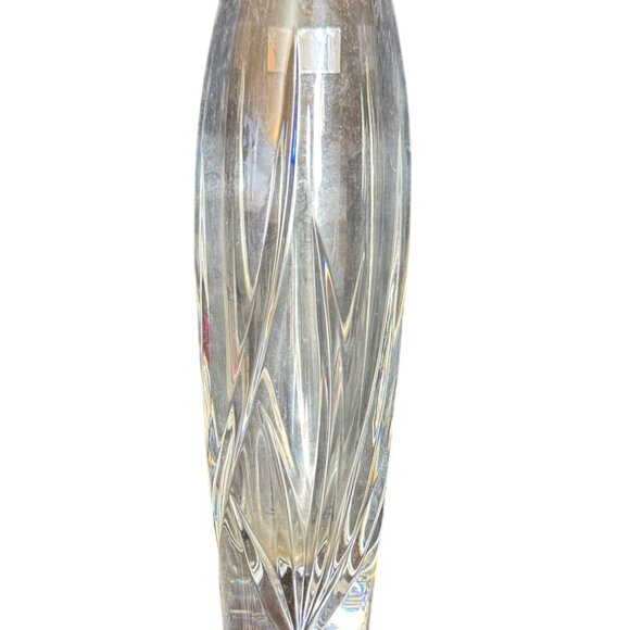 Marquis by Waterford Crystal Wyndmere Collection Flower Bud Vase Poland 7" Tall - Picture 3 of 6